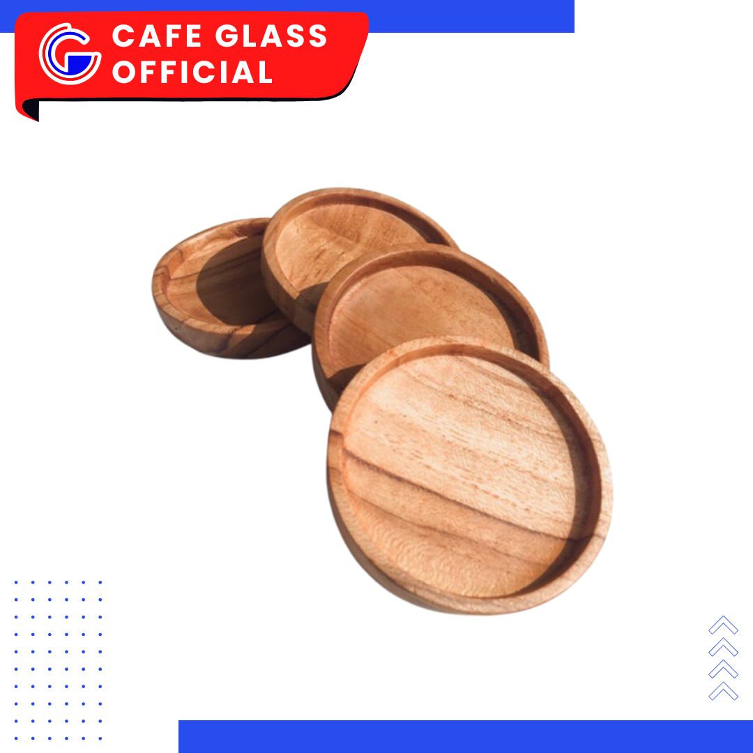 TATAKAN GELAS KAYU